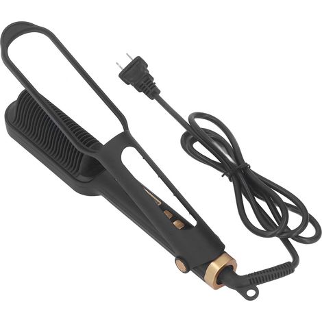Peigne lisseur à ions négatifs LED, température réglable, lissage automatique, prise standard américaine, 110-240 V (1/5)