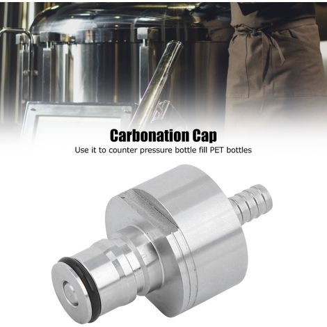 Bouchon isobare carbonisé en acier inoxydable 5/16" avec finition barbelée (1/4)