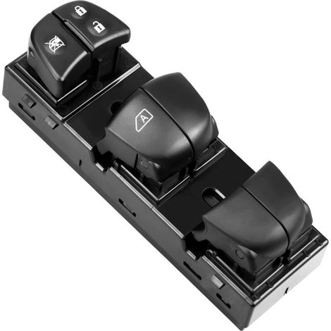 Elektrischer Fensterheberschalter auf der Fahrerseite, kompatibel mit Nissan Juke (2011–2017), Nissan Altima, Pathfinder, Frontier, Leaf (2013–2018), Nissan Sentra (2013–2019), Nissan ROG-Modellen (1/5)