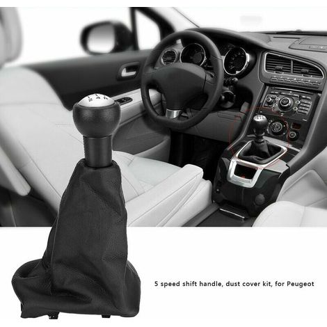 Speed Car Gear Shift Knob Gaiter Boot Kit Fit For 207/307/406 Manual/Auto Gear Shift Boot Cover Replacement (1/4)