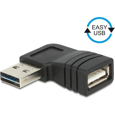 Delock adaptador easy-usb 2.0-a macho  usb 2.0-a hembra angular (1/3)