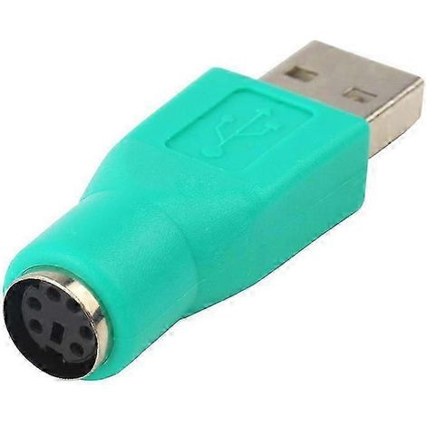 Adaptateur USB (mâle vers femelle), adaptateur PS/2, convertisseur USB pour clavier et souris PS/2, convertisseur adaptateur USB PS/2 et souris. (1/2)