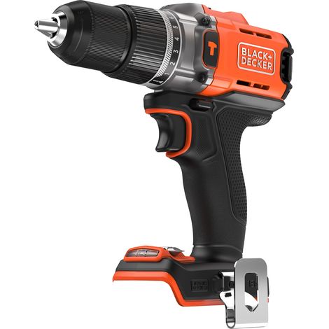 BLACK+DECKER - Trapano a percussione a batteria 18V, senza batteria e caricabatterie BCD383XN-XJ (1/5)