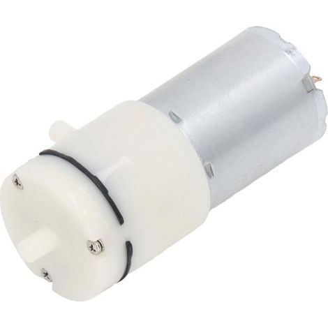 Micro pompe à pression d'air pompe à vide à membrane DC avec ports d'air à angle de 90 degrés blanc auto pompe DC12V (1/4)