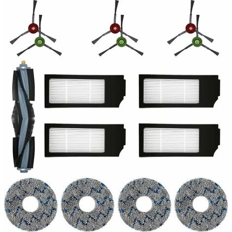 KZQ Confezione da 15 filtri e spazzole di ricambio per robot aspirapolvere Ecovacs DEEBOT T20, Omni T10, Omni DEEBOT X1, Omni X1 Turbo X1 Plus (1/4)