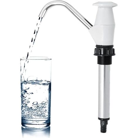 Hand pump tap for camper vans, portable water pump, lightweight 27cm manual tap, easy operation, versatile soda dispensing, manual push for camping, vans, trailers (1/5)