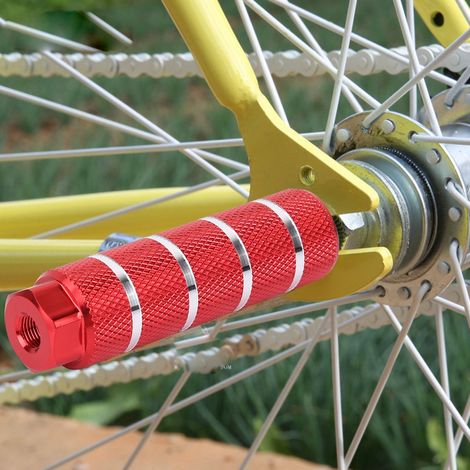 Universelles Hinterradpedal aus Aluminiumlegierung mit großem Loch für Mountainbikes (Rot) (1/5)