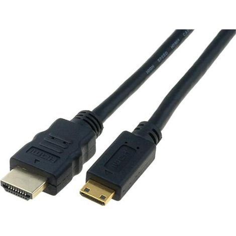 Cable HDMI 1.3 HDMI prise male mini HDMI prise male 3m - Noir