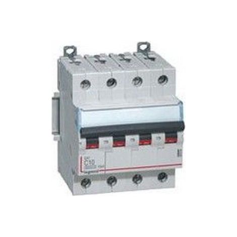 Legrand 407898 Circuit breaker DX≥ 6000 -VIS/VIS- 4P- 400V-16A-10KA-COURBEC-D…PART-Peigne HX≥ TRAD 4P