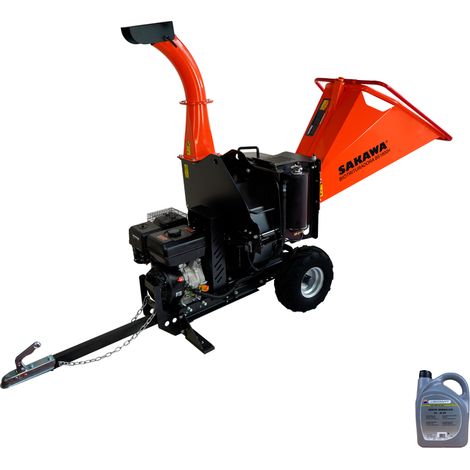 Biotrituradora SAKAWA BS1600 motor 15CV Arranque Eléctrico + Aceite Hidraulico