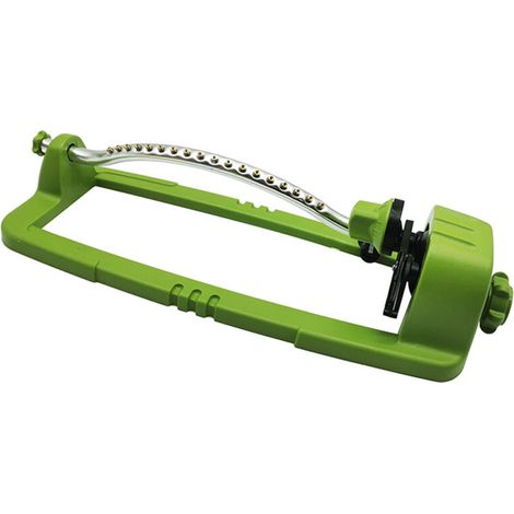 Arroseur jardin auto oscillant avec buse laiton 18 trous, irrigation pelouse jardin, grande surface (1/5)