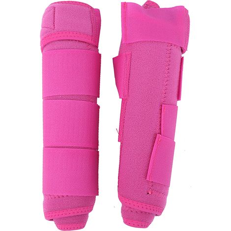 Protector De Tendon Pour Cheval - Attelle De Jambe Réglable En Tissu Élastique - Pour Soutien Et Protection Post-Entraînement - Par 2 (1/5)