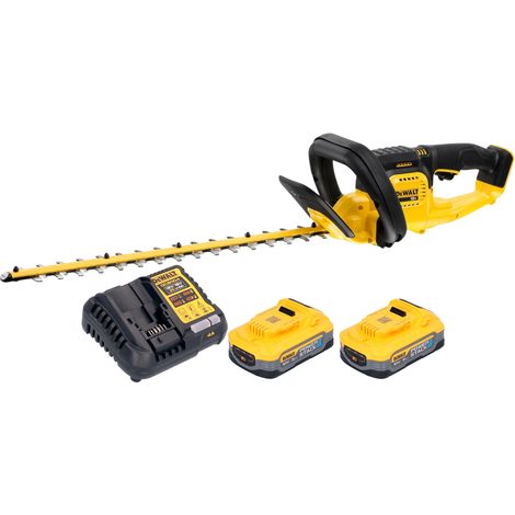 Cortasetos a batería Dewalt DCMHT 563 H2, 18 V, 55 cm + 2 baterías Powerstack de 5,0 Ah + cargador (1/5)