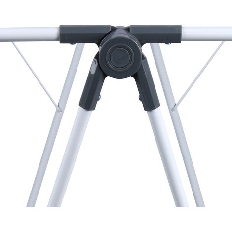 Étendoir Linge Pliable, Sechoir à Linge à 2 Niveaux Grande Surface d'Etendage en Acier (1/5)
