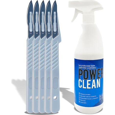 Skalpell Steril 5 pièces + Zerum 750 ml Cleaner (1/5)