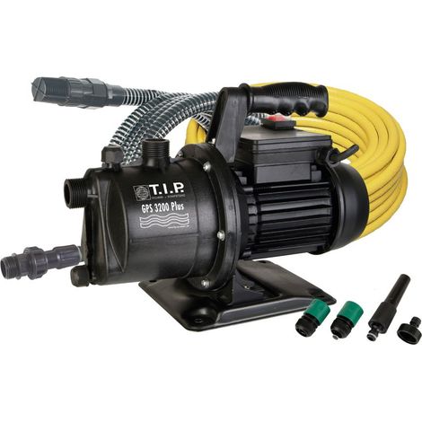 T.I.P. Gartenpumpenset GPS 3200 Plus 650 W 3.200 l/h Gartenpumpe Wasserpumpe