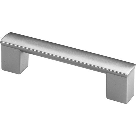Hettich Möbelgriff Kunststoff Aluminium Optik 18 x 116 x 29 mm - 1 Stück Möbelbeschläge