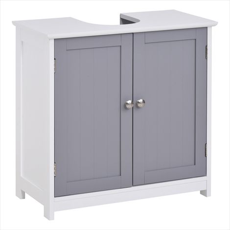 Meuble de salle de bain Meuble sous vasque 60 cm avec placard (1/5)