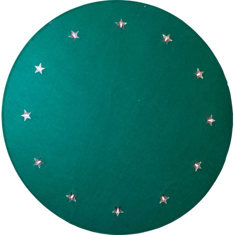 Star Trading Tapis de sapin de Noël 'Granne', lumineux, vert, Ø 100 cm