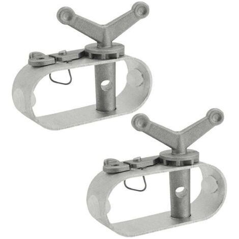 PA Stück Poolabdeckungs-Spannkabelspanner – Poolabdeckungswinde, Aluminium-Winde für Schwimmbad, Poolabdeckungsspanner – 8 x 2 x 6,4 cm (1/4)