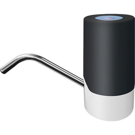 Pompe À Eau Portative Rechargeable - Pompe Électrique Pour Bouteille D'eau USB - Tube En Acier Inoxydable 304 Et Corps En ABS - Noir - 1 Pièce (1/4)