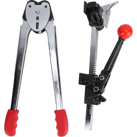 Manual PP Strap Tensioner Sealer Carton Strapping Packing Hand Tool 12-16mm (1/5)