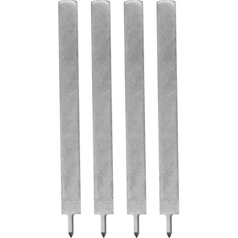4 Pièces Poinçon Cuir 1 Branche Acier Rapide Traitement Thermique Outils Perçage 3mm
