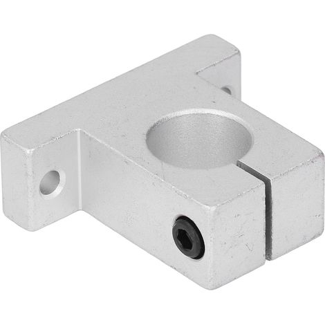 Support de rail linéaire SK25, kit de 4 pièces en alliage d'aluminium pour arbres de 25mm, fixation robuste (1/5)