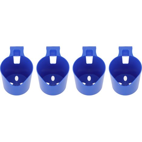 Lot de 4 porte-gobelets pour piscine hors sol, anti-déversement, avec poignée robuste. (1/5)