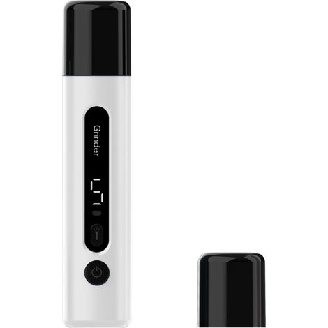 Lime à ongles électrique rechargeable pour chiens et chats, coupe-griffes professionnel avec 5 vitesses, éclairage LED, 2 têtes de meulage diamantées et 3 réglages de coupe, convient à toutes les tail (1/5)