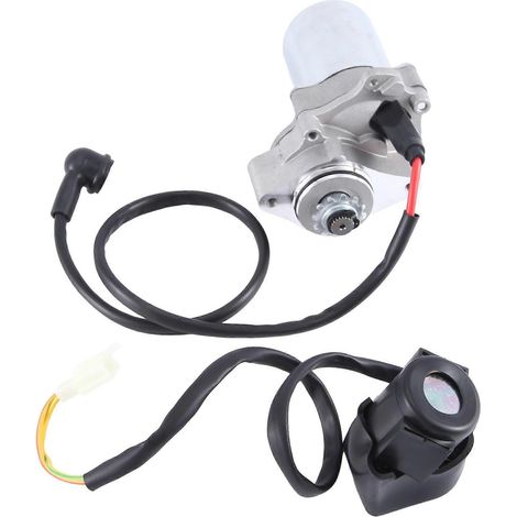 Solenoide de arranque y relé para quads, motocicletas todoterreno, karts, pit bikes y motocicletas chinas de 4 motores de 50, 70, 90, 100, 110 y 125 cm3. (1/5)