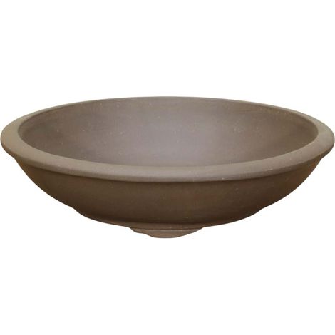Vaso bonsai in gres tondo cm. 31 (1/2)