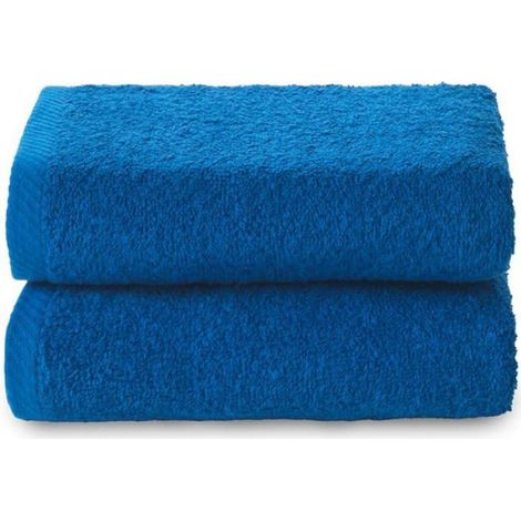 Serviette De Bain - 70 X 140 Cm - 100 % Coton - 500 G M2 - Pour Salle De Bain - Lot De 2 (1/5)