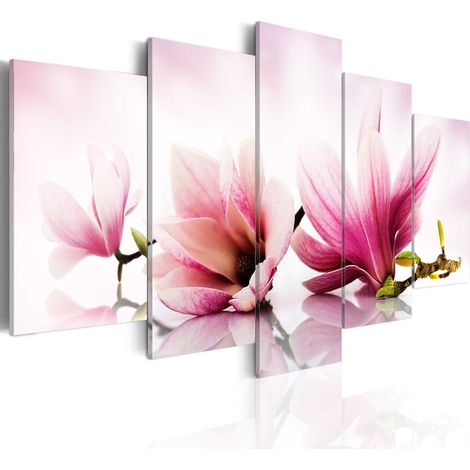 Quadro - Magnolie: fiori rosa - 100x50 (1/4)