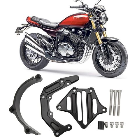 Cache de protection pour pignon, cache-pignon, cache décoratif pour disque de chaîne pour Kawasaki Z900RS 2018-2021