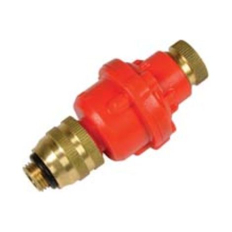Eco-smart valve 2,5 bar rosso-imp.ottone regolat.pres.p/pompe a spalla 1 pezzi Daldegan