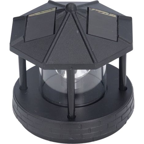 Lumière solaire LED paysage tour de guet rotative LED solaire pour pelouse allée (avec batterie intégrée) (1/5)