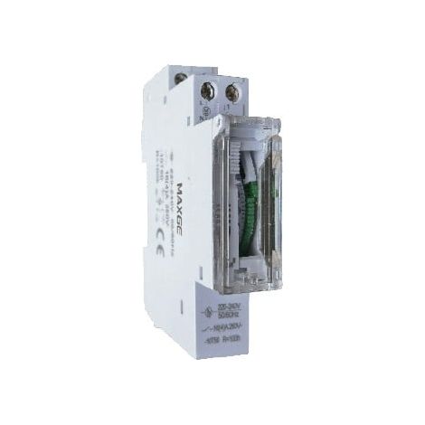 Interrupteur Horaire Modulaire avec Réserve 100h YX180 MAXGE 16 A