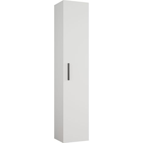 AX LIVING Schmaler Garderobenschrank Rosanno IVL – 40 cm Breite, Weiß