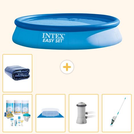 Intex Piscine Easy Set Ronde - 396x84 cm - 6-pièces S20183 (1/5)