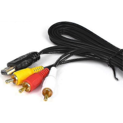 Câble adaptateur HDMI vers 3 RCA mâles vidéo et audio, 1,5 mètre. (1/5)
