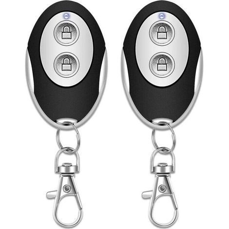 Télécommande Portail - 433,92 MHz - Compatible Code Tournant - Pour Portail Électrique Garage Volet Roulant - 2 Pièces (1/4)