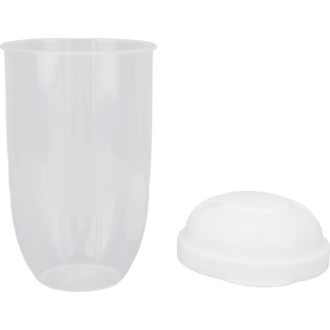 Assiette à salade avec fourchette, gobelet à salade fraîche, récipient à salade santé, ensemble de récipients portables pour légumes et petit-déjeuner, blanc (1/5)