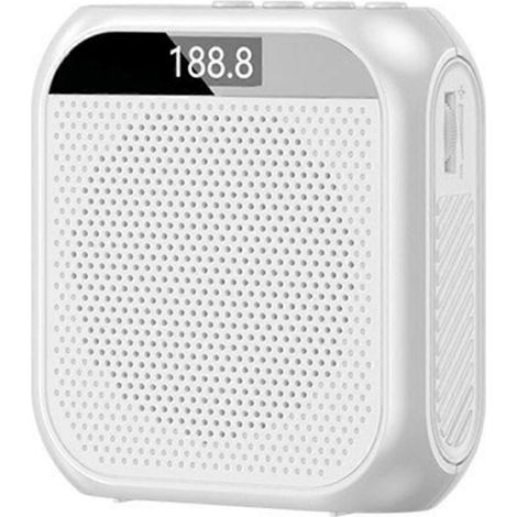 Loudspeaker Lecteur Rechargeable Batterie Transparent Son Light Weight Designing pour Market Vendors et Tourist Guide (1/5)