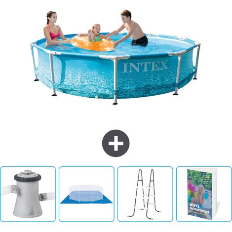 Frame Pool Rund - 305x76 cm - 5-teilig SCB122 (1/4)