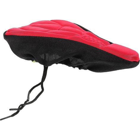 Coussinets de selle en silicone pour VTT, lot de 3, universels, rouges (1/5)