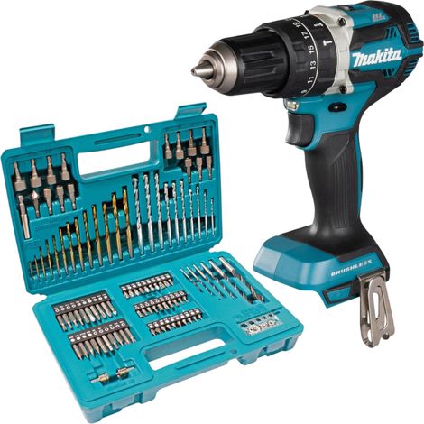Makita DHP 484 Z Taladro combinado a batería 18V - Sin batería, sin cargador, sin maletín incluidos (1/4)