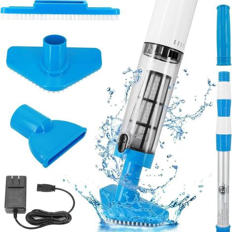 Aspirateur de piscine sans fil - Rechargeable - pour piscines, spas, jacuzzis et bassins - Nettoyage sous-marin