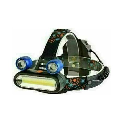 JOORRTLampe Frontale, Puissante Lampe Frontale Illuminée par LED, Rechargeable par USB Étanche à 180° Réglable pour Camping, Pêche, Grotte, Jogging et Randonnée Bleu (1/2)