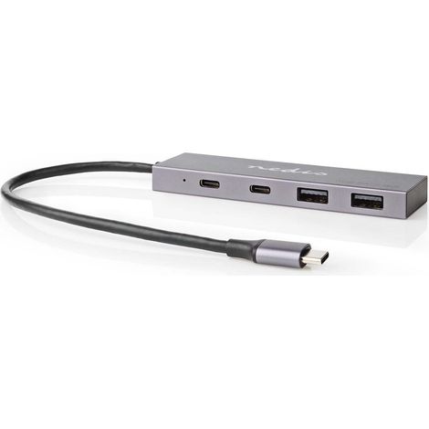 Hub usb 1x usb c 32 gen 2 macho 2x usb a 32 gen 2 hembra 2x usb c 32 gen 2 hembra puertos de 4 puertos usb 32 generacion 2 cable usb 10 gbps (1/5)